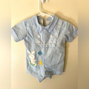 Vintage Baby One Piece Bunny Outfit
